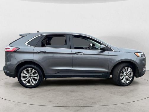 Gray Metallic 2024 Ford Edge Titanium