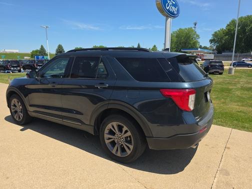 Blue Metallic 2024 Ford Explorer XLT