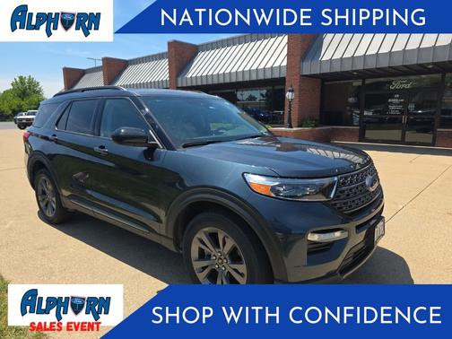 Blue Metallic 2024 Ford Explorer XLT
