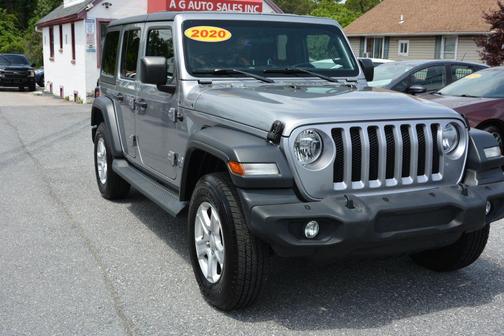 Silver 2020 Jeep Wrangler Unlimited Sport