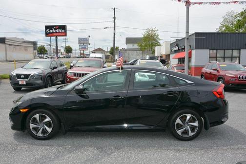 Black 2019 Honda Civic LX