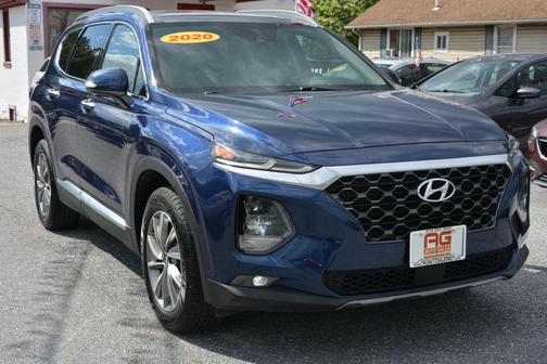 Blue 2020 Hyundai SANTA FE SEL 2.4