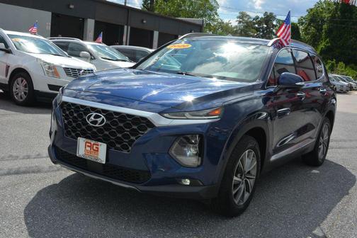 Blue 2020 Hyundai SANTA FE SEL 2.4