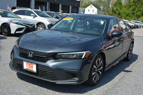 Gray 2023 Honda Civic EX