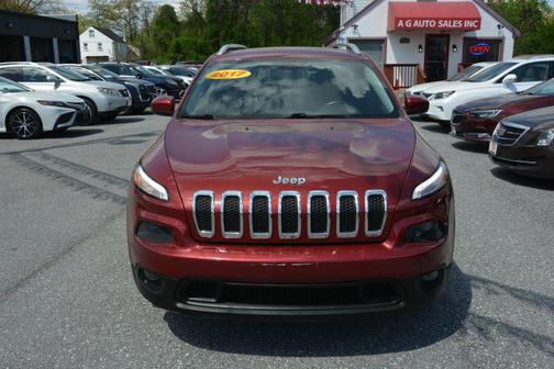 Burgundy 2017 Jeep Cherokee Sport