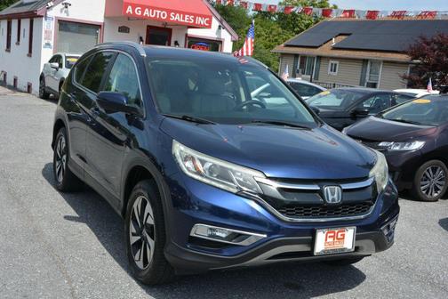 Blue 2015 Honda CR-V Touring