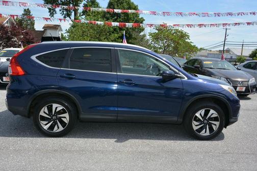 Blue 2015 Honda CR-V Touring