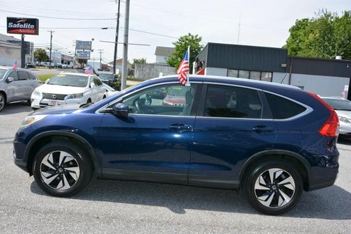 Blue 2015 Honda CR-V Touring