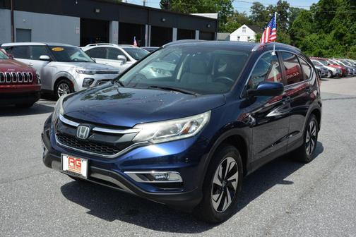 Blue 2015 Honda CR-V Touring