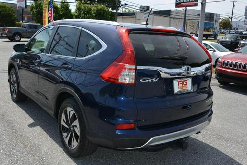 Blue 2015 Honda CR-V Touring