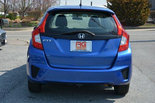 Blue 2015 Honda Fit LX
