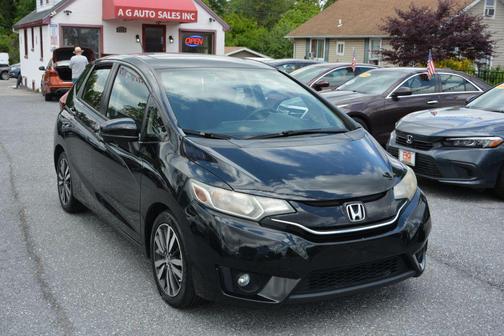 Black 2017 Honda Fit EX