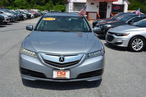 Silver 2015 Acura TLX V6 Tech