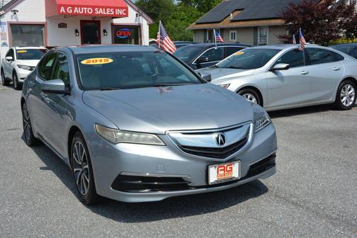 Silver 2015 Acura TLX V6 Tech