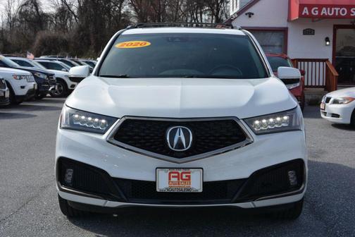 White 2020 Acura MDX 3.5L Technology & A-Spec Pkgs