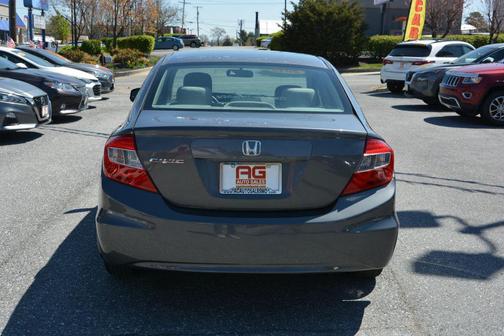 Gray 2012 Honda Civic LX