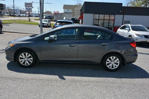 Gray 2012 Honda Civic LX