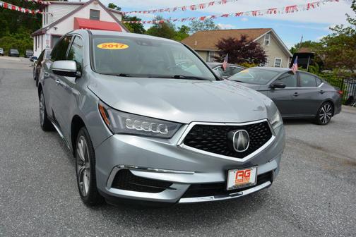 Silver 2017 Acura MDX SH-AWD Sport Utility 4D