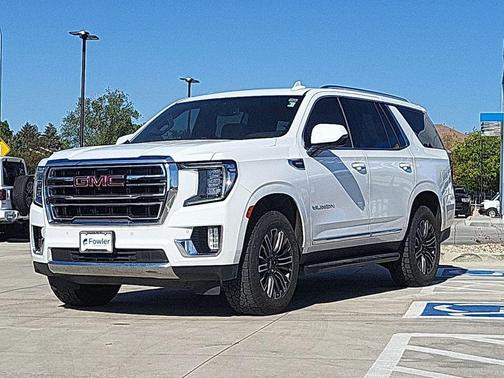 Summit White 2022 GMC Yukon SLT