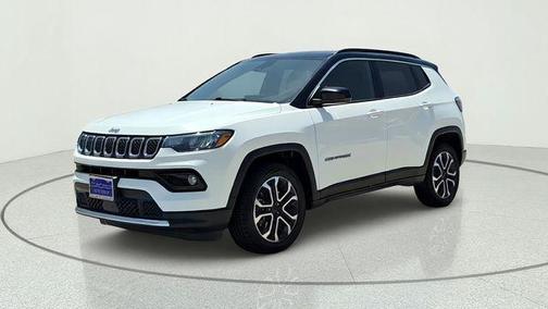 Bright White Clearcoat 2023 Jeep Compass Limited