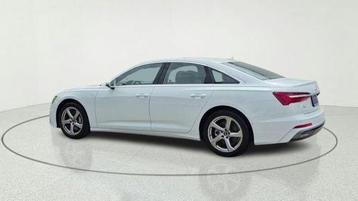 Glacier White Metallic 2024 Audi A6 55 Premium Plus