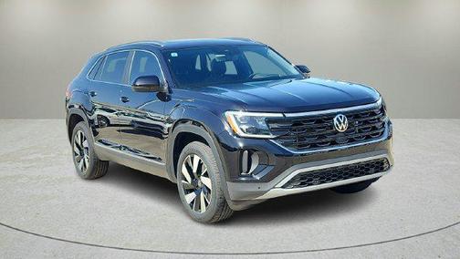 Black 2025 Volkswagen Atlas Cross Sport 2.0T SEL 4MOTION