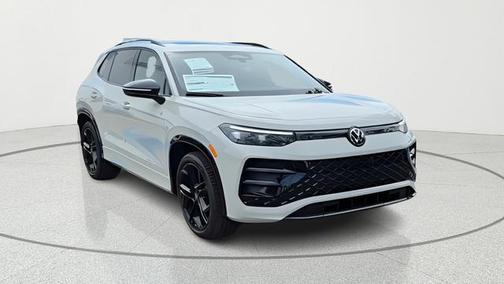 Tan 2026 Volkswagen Tiguan 2.0T SE R-Line Black