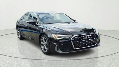 Black 2024 Audi A6 55 Premium Plus
