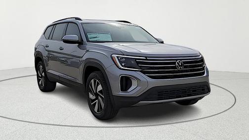 silver mist metallic 2026 Volkswagen Atlas 2.0T SE w/Technology