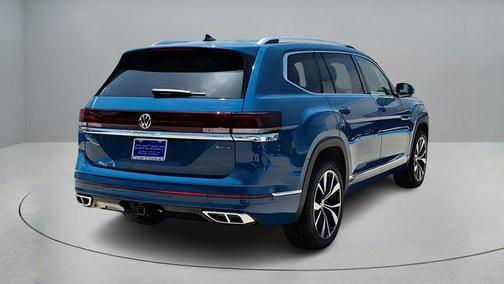 Mountain Lake Blue Metallic 2025 Volkswagen Atlas 2.0T SEL Premium R-Line 4MOTION
