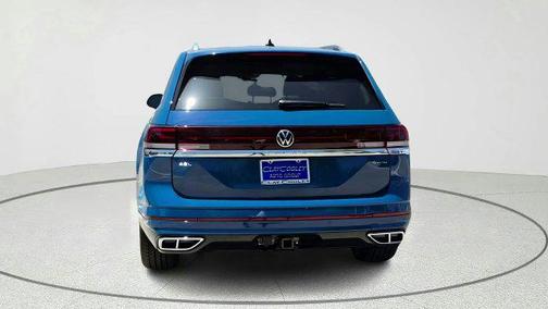 Mountain Lake Blue Metallic 2025 Volkswagen Atlas 2.0T SEL Premium R-Line 4MOTION
