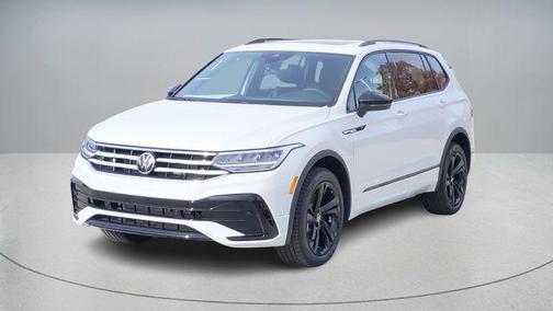 Opal White Pearl 2024 Volkswagen Tiguan 2.0T SE R-Line Black