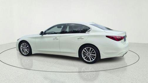 Majestic White 2023 INFINITI Q50 3.0t LUXE