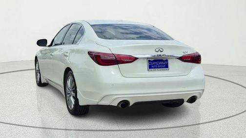 Majestic White 2023 INFINITI Q50 3.0t LUXE