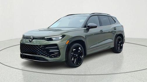 Avocado Green w/Deep Black Roof 2026 Volkswagen Tiguan 2.0T SE R-Line Black