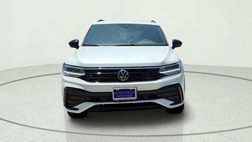 Opal White 2024 Volkswagen Tiguan 2.0T SE R-Line Black