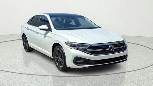 Opal White 2024 Volkswagen Jetta 1.5T SE