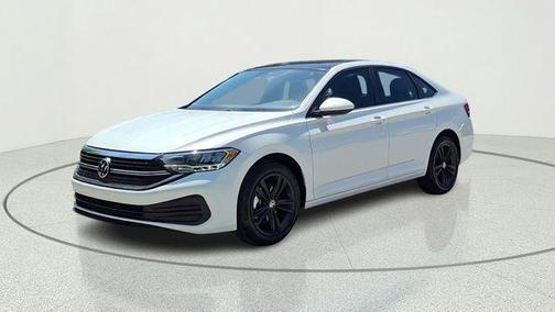 Opal White 2024 Volkswagen Jetta 1.5T SE