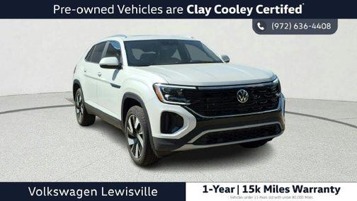 White 2026 Volkswagen Atlas Cross Sport SE w/Technology