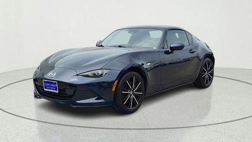 Deep Crystal Blue Mica 2025 Mazda MX-5 Miata RF Grand Touring