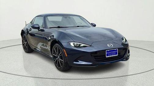 Deep Crystal Blue Mica 2025 Mazda MX-5 Miata RF Grand Touring