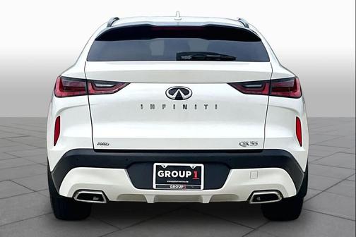 Majestic White 2023 INFINITI QX55 LUXE