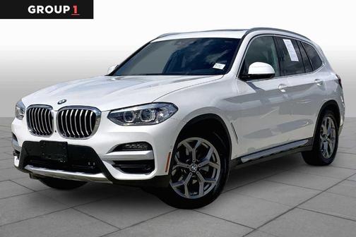 Mineral White Metallic 2021 BMW X3 xDrive30i