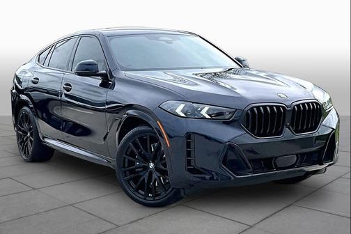 Carbon Black Metallic 2025 BMW X6 xDrive40i
