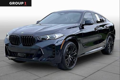 Carbon Black Metallic 2025 BMW X6 xDrive40i