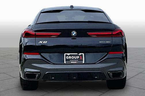 Carbon Black Metallic 2025 BMW X6 xDrive40i