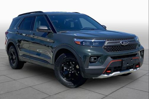 Forged Green Metallic 2023 Ford Explorer Timberline