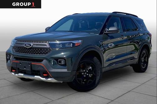 Forged Green Metallic 2023 Ford Explorer Timberline