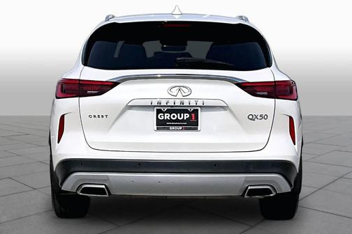 Majestic White 2021 INFINITI QX50 ESSENTIAL