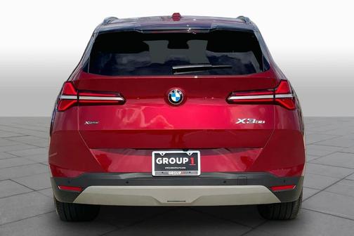 Red Metallic 2025 BMW X3 30 xDrive